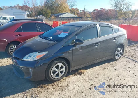 2012 Toyota Prius Four из США, поврежденный, VIN JTDKN3DU6C5478892